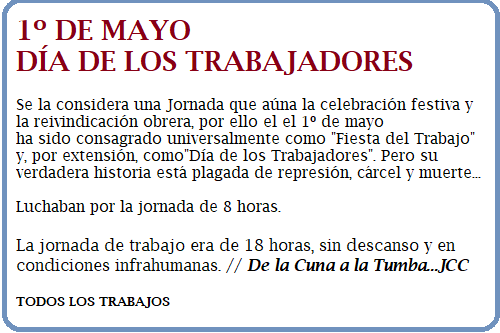 1 DE MAYO